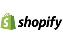 Shopify: storia del brand logo shopify
